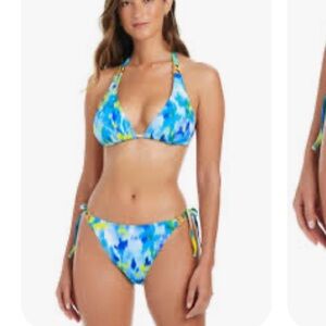 New Bleu Rod Beattie Life's A Beach Tie Side Hipster 2 pieces swim wear Set